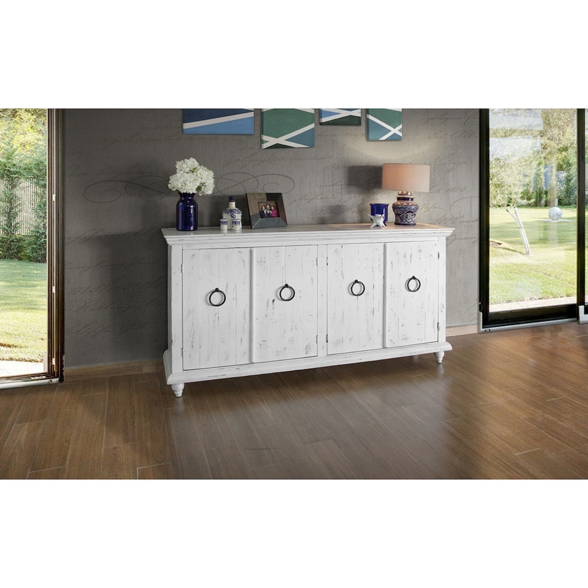 International Furniture Direct Capri 8552789 Transitional 4Door